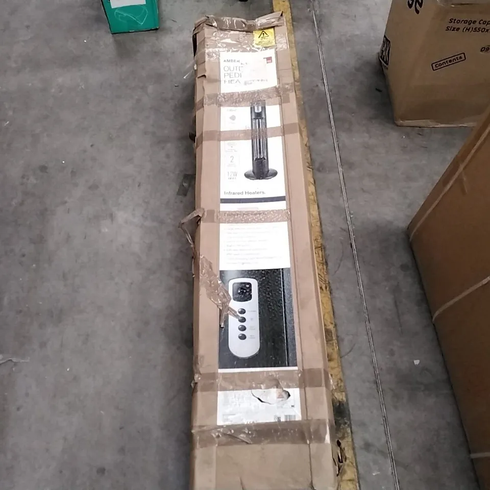 BOXED AMBER 37442-GMTL 3000W LED INFRARED FLOOR HEATER