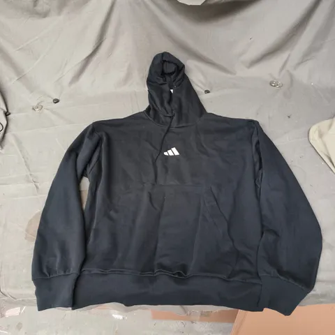 ADIDAS BLACK HOODIE – UK L (US L, FR L)