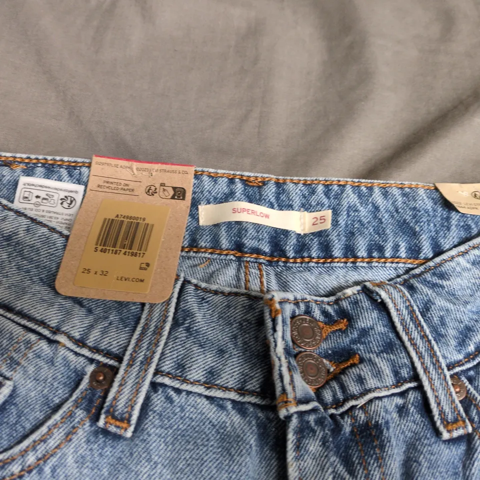 Levi's Super Low Jeans – Women's, UK 6 (US 25), 25 x 32