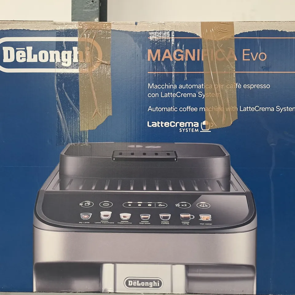 BOXED DELONGHI BEAN TO CUP ECAM290.83 MAGNIFICA EVO COFFEE MACHINE RRP £579