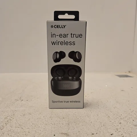 CELLY IN EAR TRUE WIRELESS SPORTIVE TRUE WIRELESS EARPHONES