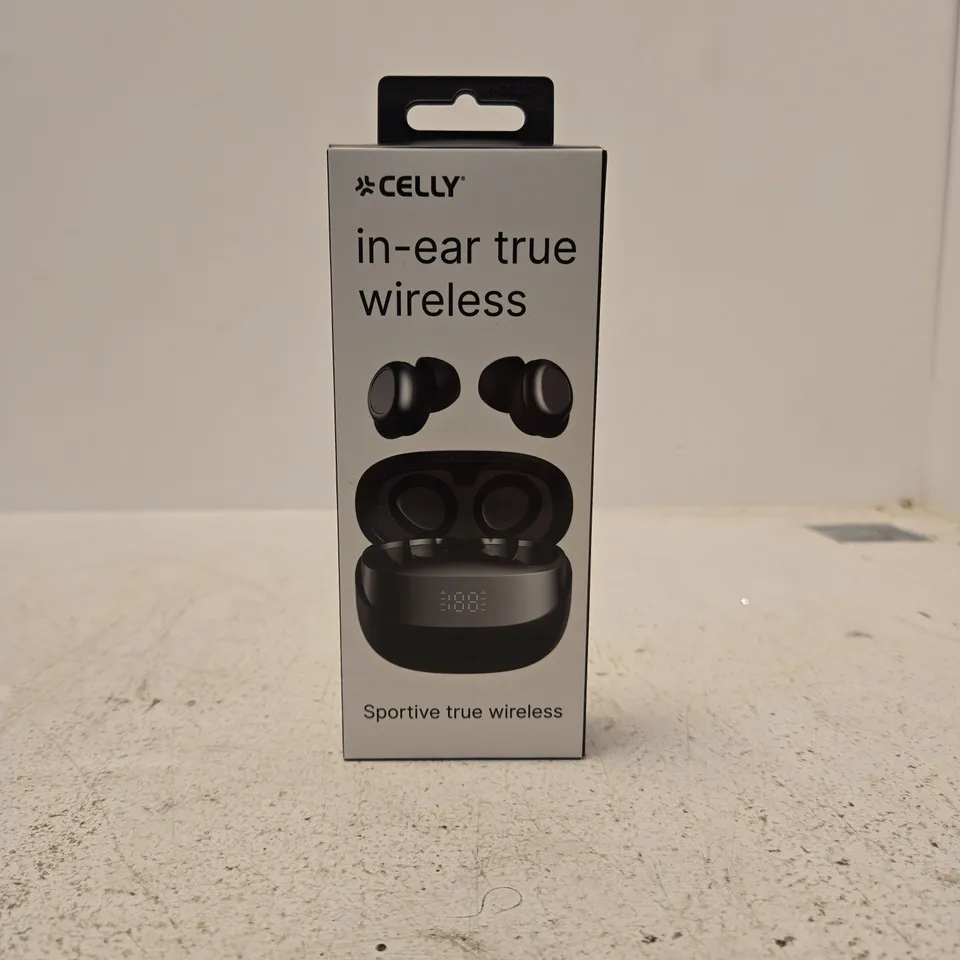 CELLY IN EAR TRUE WIRELESS SPORTIVE TRUE WIRELESS EARPHONES