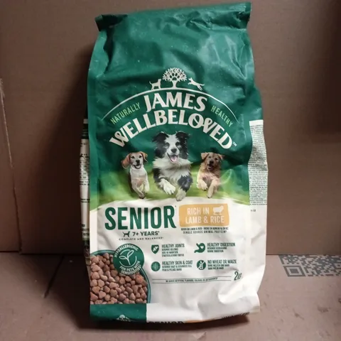 JAMES WELLBELOVED SENIOR 7+ 2KG LAMB AND RICE DOG FOOD