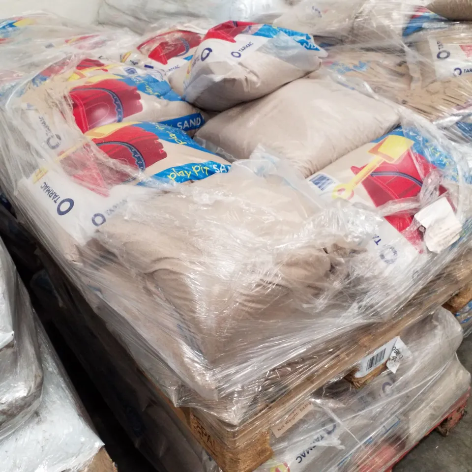 2 PALLETS EACH CONTAINING APPROXIMATELY 35 BAGS OF PLAY SAND
