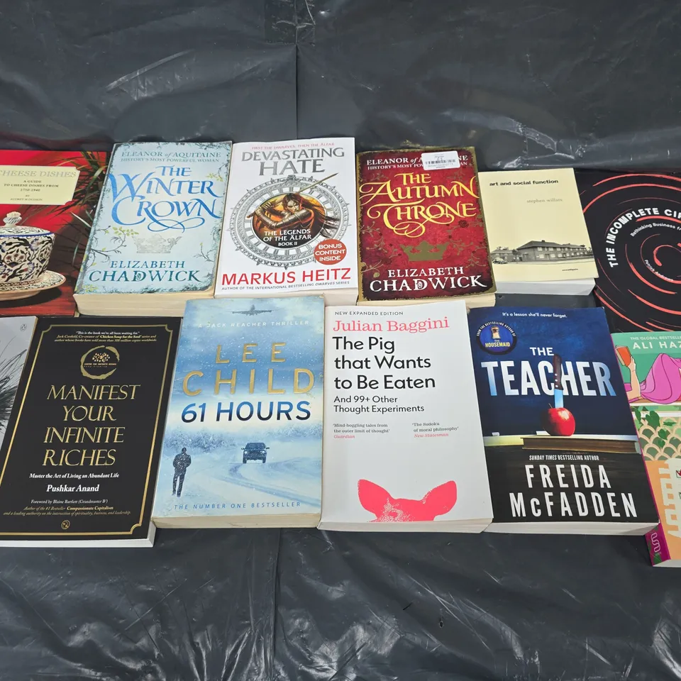 LARGE QUANTITY OF ASSORTED FICTION & NON-FICTION BOOKS - COLLECTION ONLY