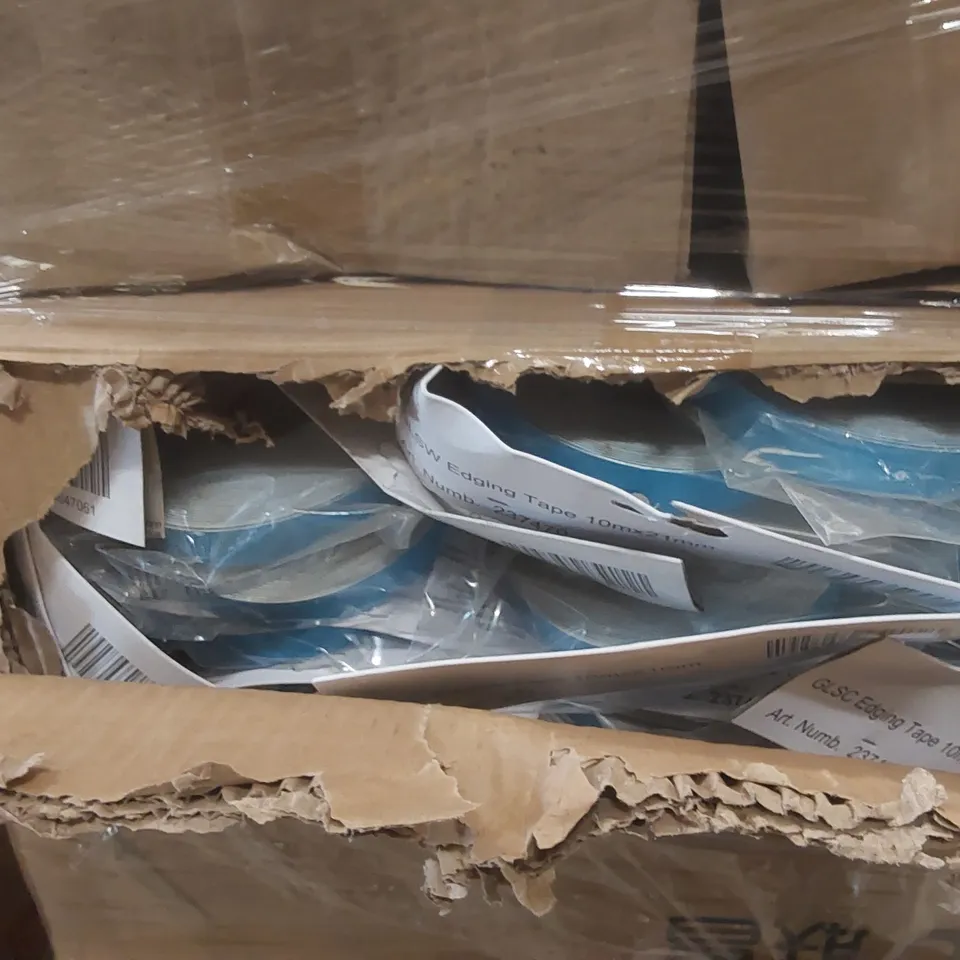 PALLET CONTAINING A VERY LARGE QUANTITY OF ASSORTED ITEMS INCLUDING: EDGING TAPE, SILVENTO KL-EC ECT