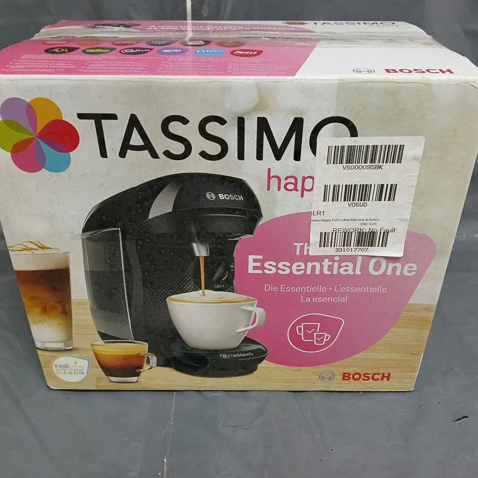 BOXED TASSIMO HAPPY COFFEE MACHINE