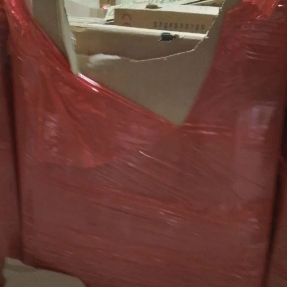 PALLET OF ASSORTED HOUSEHOLD GOODS AND PRODUCTS TO INCLUDE;KIDS BIKE,PHOTO FRAMES,STEAM CLEANER