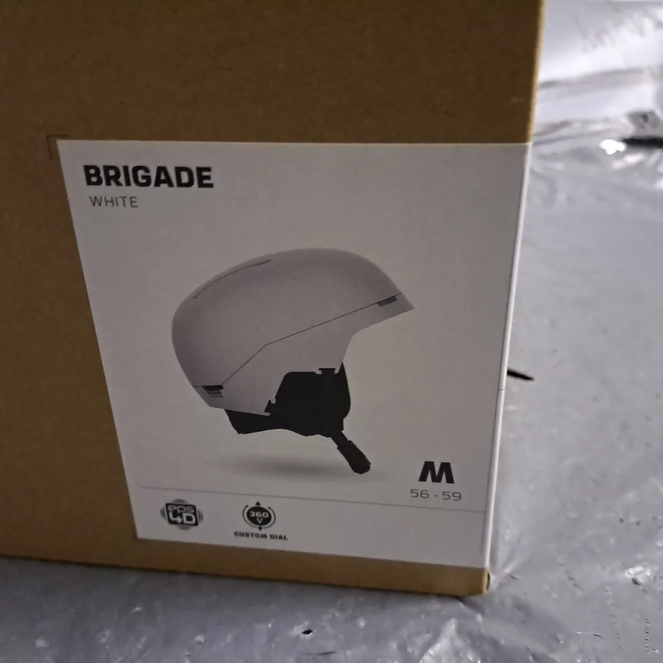 BOXED SALOMON BRIGADE HELMET IN WHITE - M 56/59