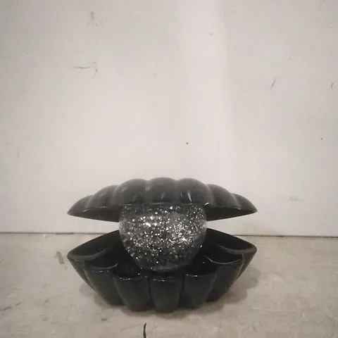 BOXED SENSE AROMA SEA SHELL LED COLOUR CHANGING LAMP (BLACK)