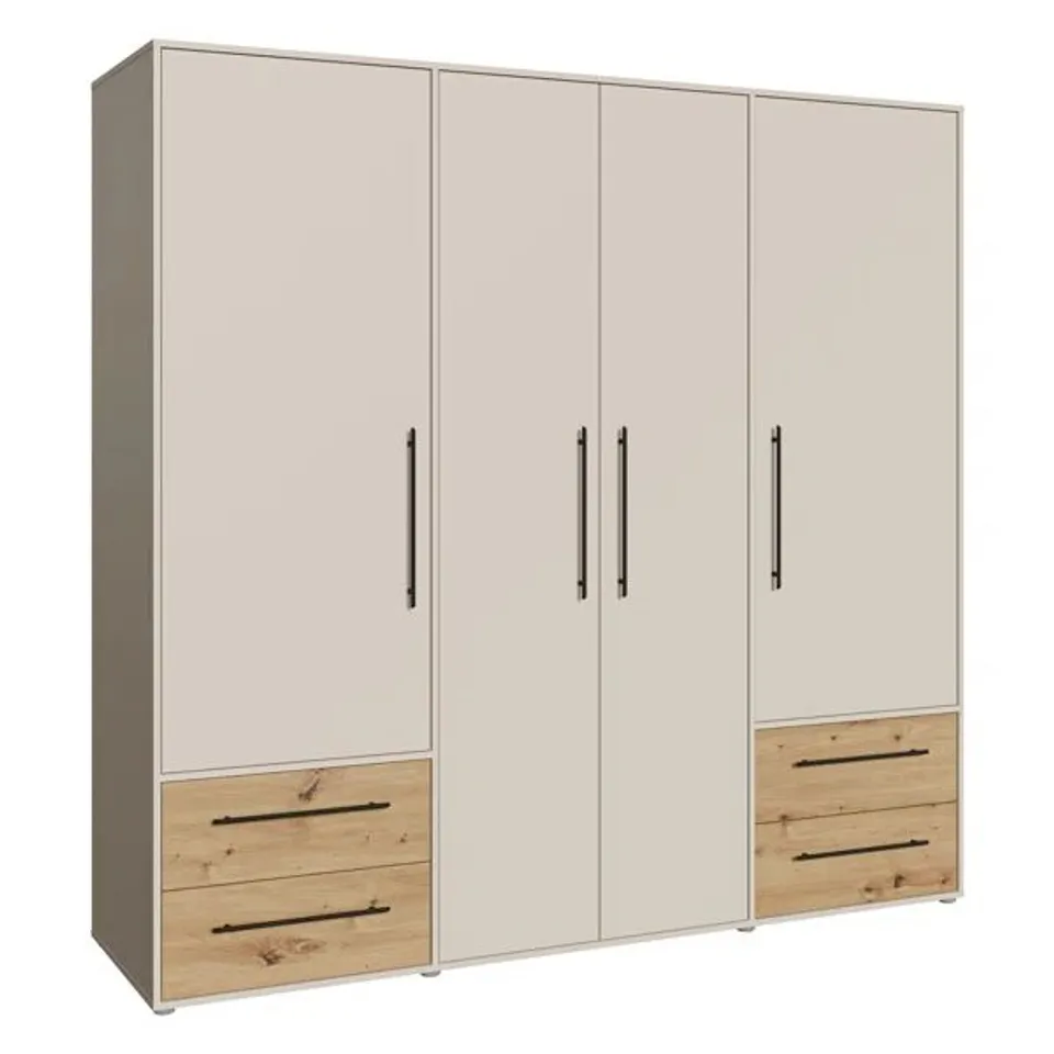 BOXED MINIJA 4 DOOR WARDROBE (4 BOXES)
