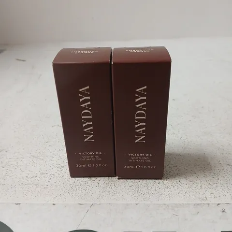 SET OF 2 NAYDAYA VICTORY OIL SOOTHING INTIMATE OIL 30ML