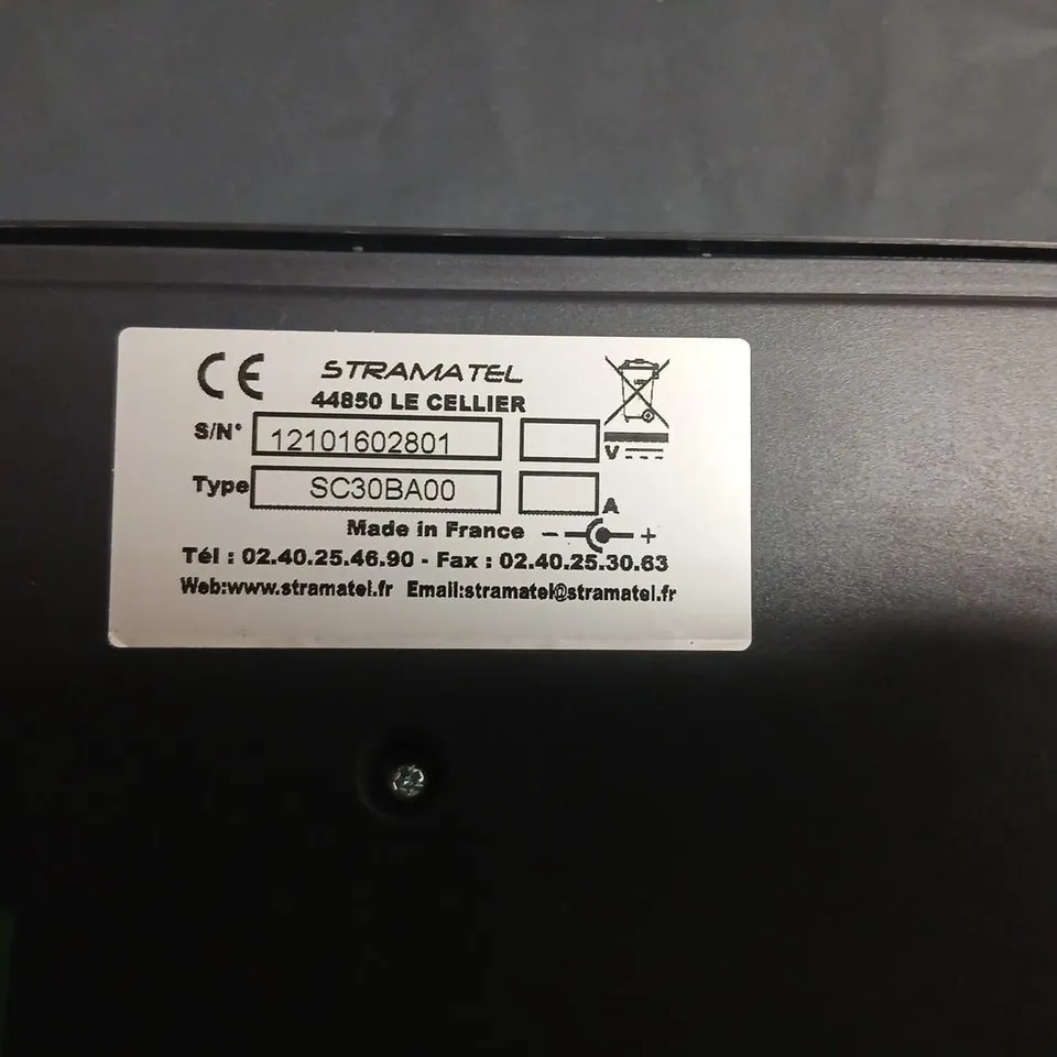 STRAMATEL SC30BA00 CONTROL PANEL