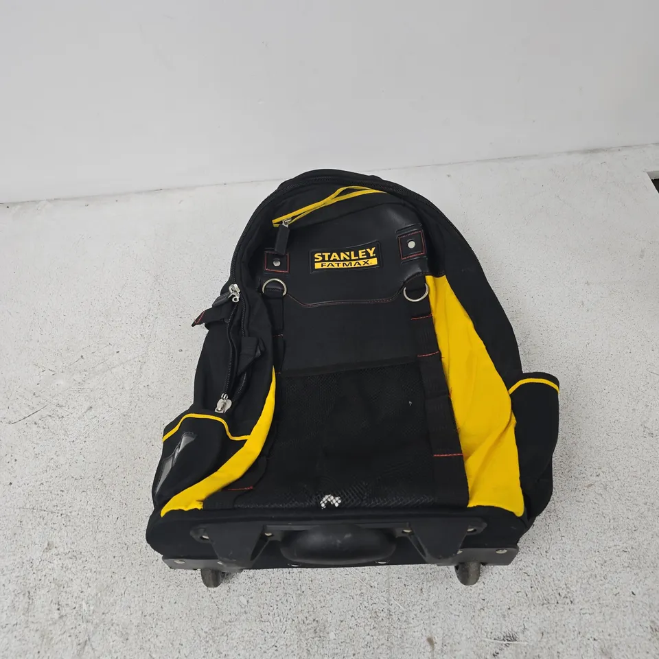 STANLEY FATMAX TOOL BACKPACK ON WHEELS – BLACK/YELLOW