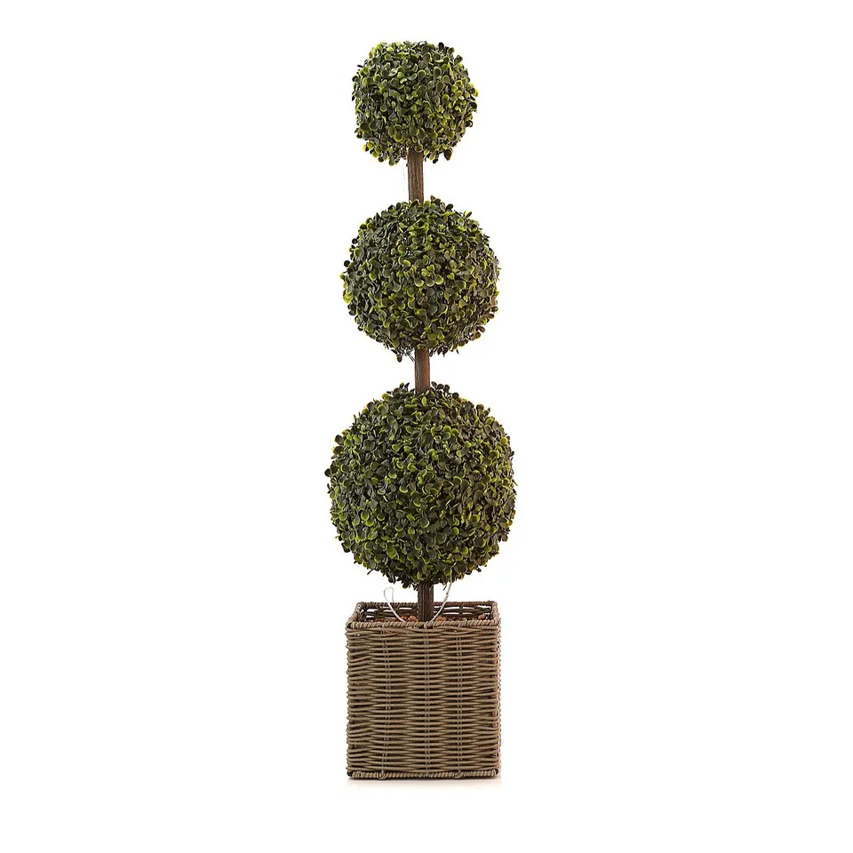 GARDEN REFLECTIONS INDOOR/OUTDOOR 100CM LED FAUX TOPIARY TREE - COLLECTION ONLY