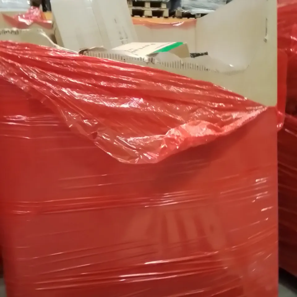 PALLET OF ASSORTED HOUSEHOLD GOODS AND PRODUCTS TO INCLUDE;SHELVING RACK,PORTABLE