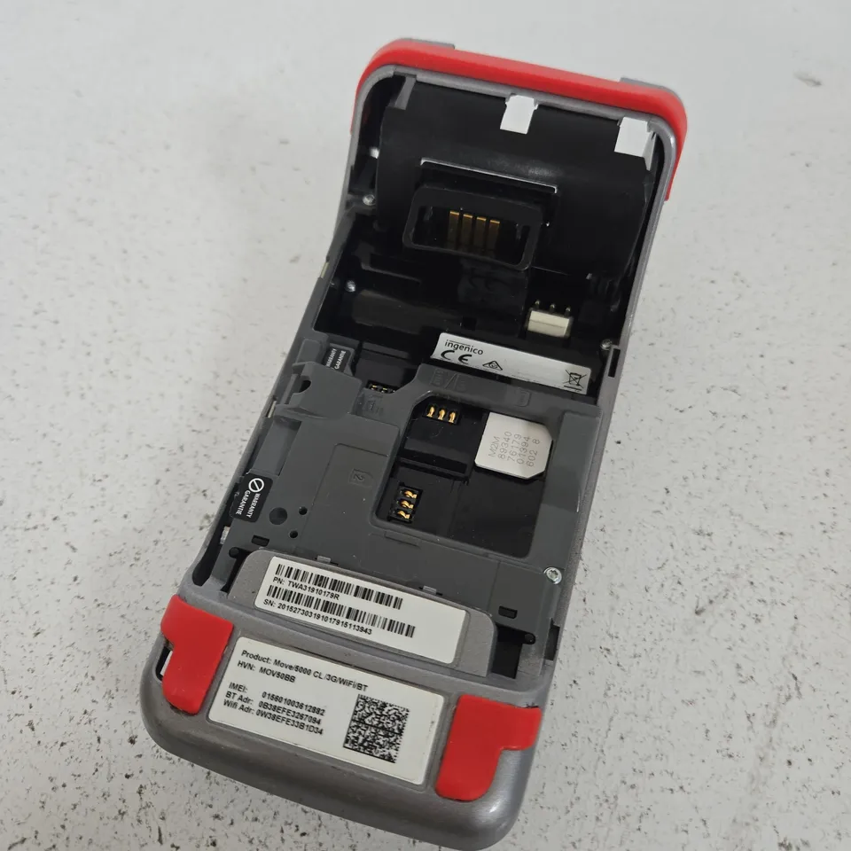 INGENICO MOVE/5000 MOBILE CARD PAYMENT TERMINAL