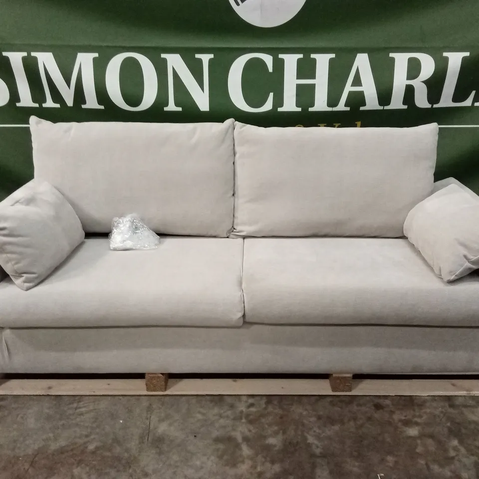 BARCELONA 3 SEATER SOFA - NATURAL RRP £629