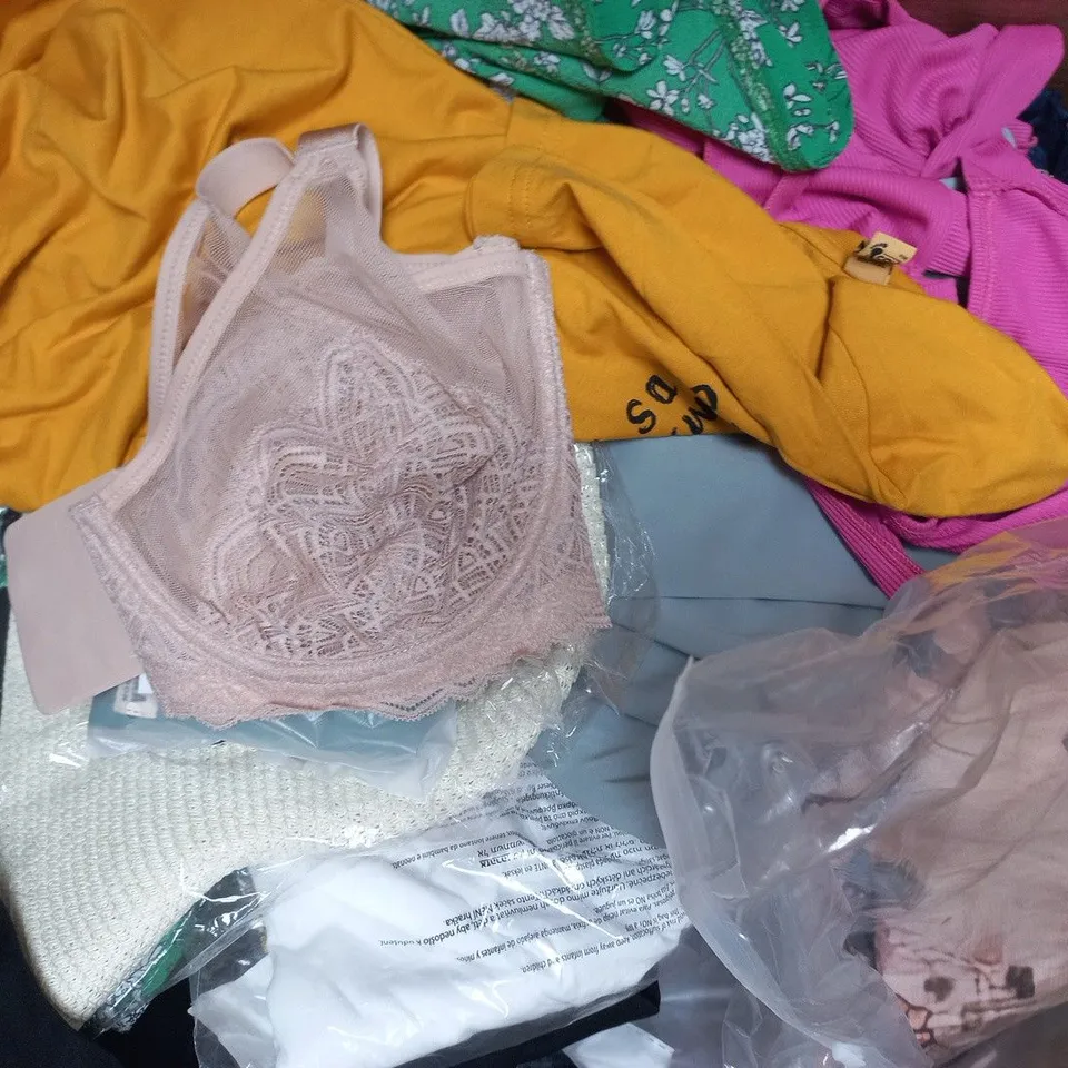 APPROXIMATELY 20 ASSORTED CLOTHING AND FASHION PRODUCTS IN VARIOUS STYLES AND SIZES - COLLECTION ONLY