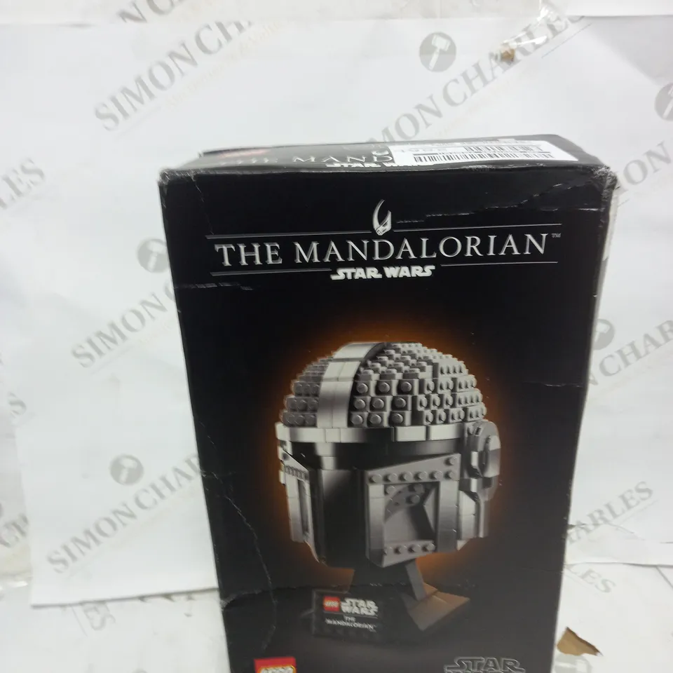 BOXED LEGO STAR WARS THE MANDALORIAN HELMET 75328 RRP £70