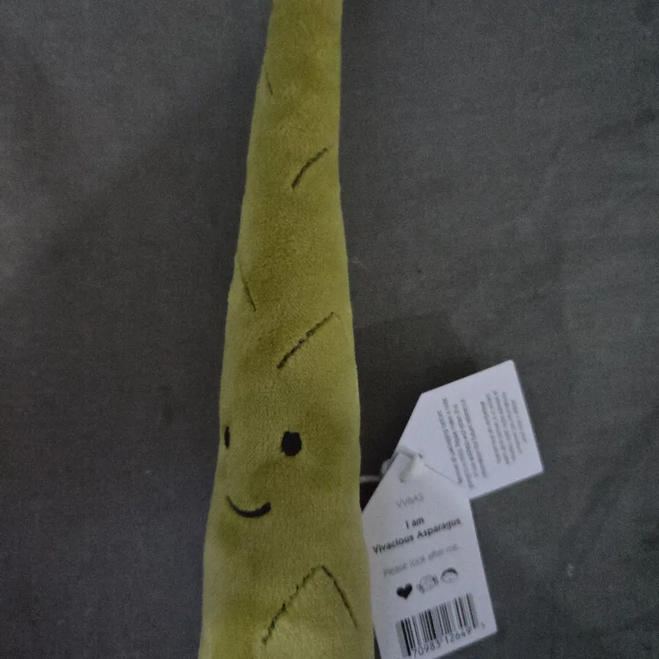 JELLYCAT I AM VICARIOUS ASPARAGUS SOFT PLUSH