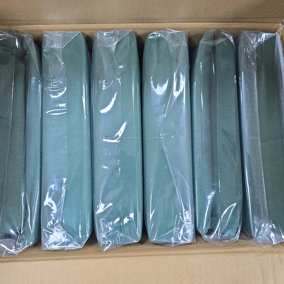 6 AT HOME COLLECTION BRUSHED COTTON DOUBLE DUVET COVERS SETS IN GREEN
