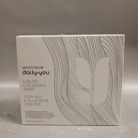 BOXED YOUNIQUE DAILY YOU LIQUID COLLAGEN SHOT FOOD SUPPLEMENTS - 30 SACHETS