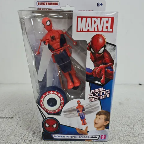 BOXED FLYING HEROES HOVER N' SPIN SPIDER-MAN 