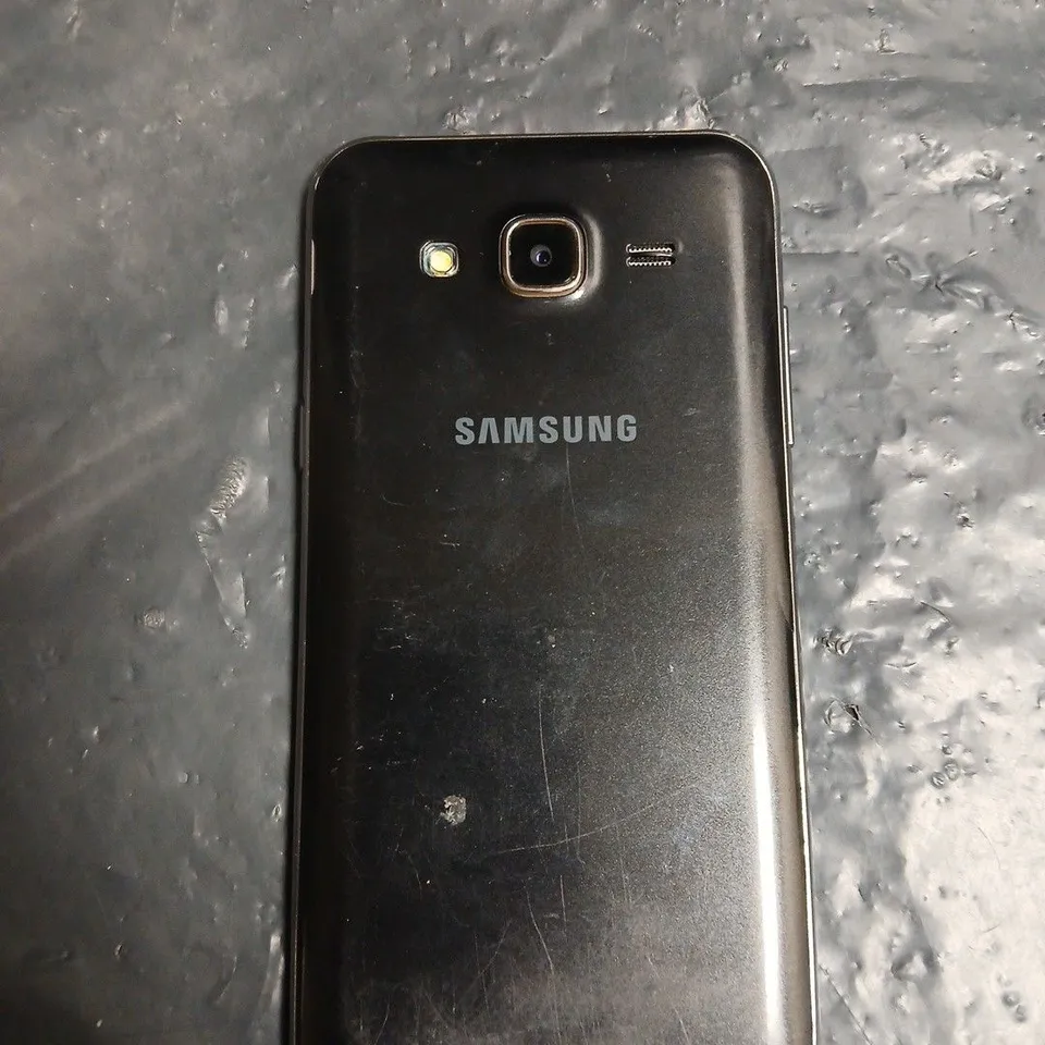 SAMSUNG GALAXY SMARTPHONE – BLACK – CRACKED SCREEN - MODEL UNSPECIFIED