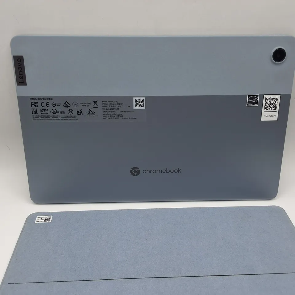 LENOVO CHROMEBOOK IP DUET 3 TABLET WITH DENIM EFFECT KEYBOARD CASE
