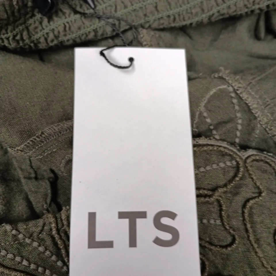 LONG TALL SALLY OLIVE GREEN EMBROIDERED DRESS – UK 18 (EU 46 US 14)