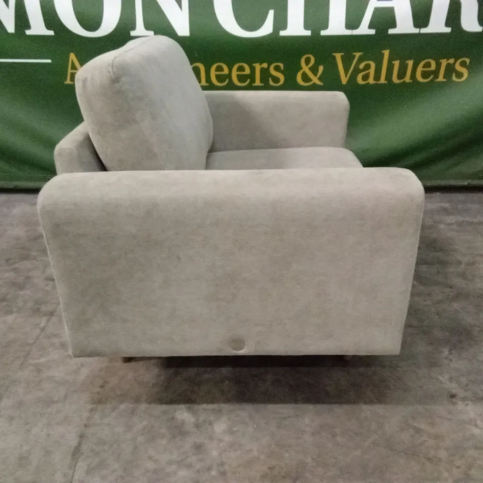 BRAND NEW SNUG BIG CHILL SAGE FABRIC SNUGGLE CHAIR