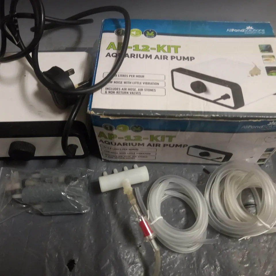 ALLPONDSOLUTIONS AP-12-KIT AQUARIUM AIR PUMP