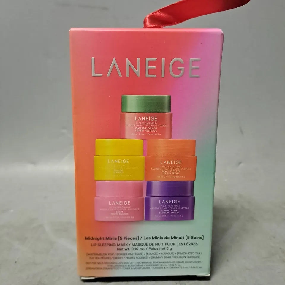 LANEIGE MIDNIGHT MINIS LIP SLEEPING MASKS 5X3G