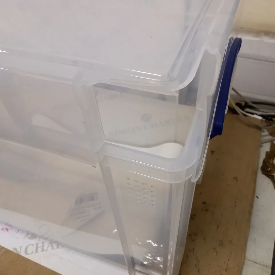 REALLY USEFUL STORAGE BOX 77 LITRE CLEAR