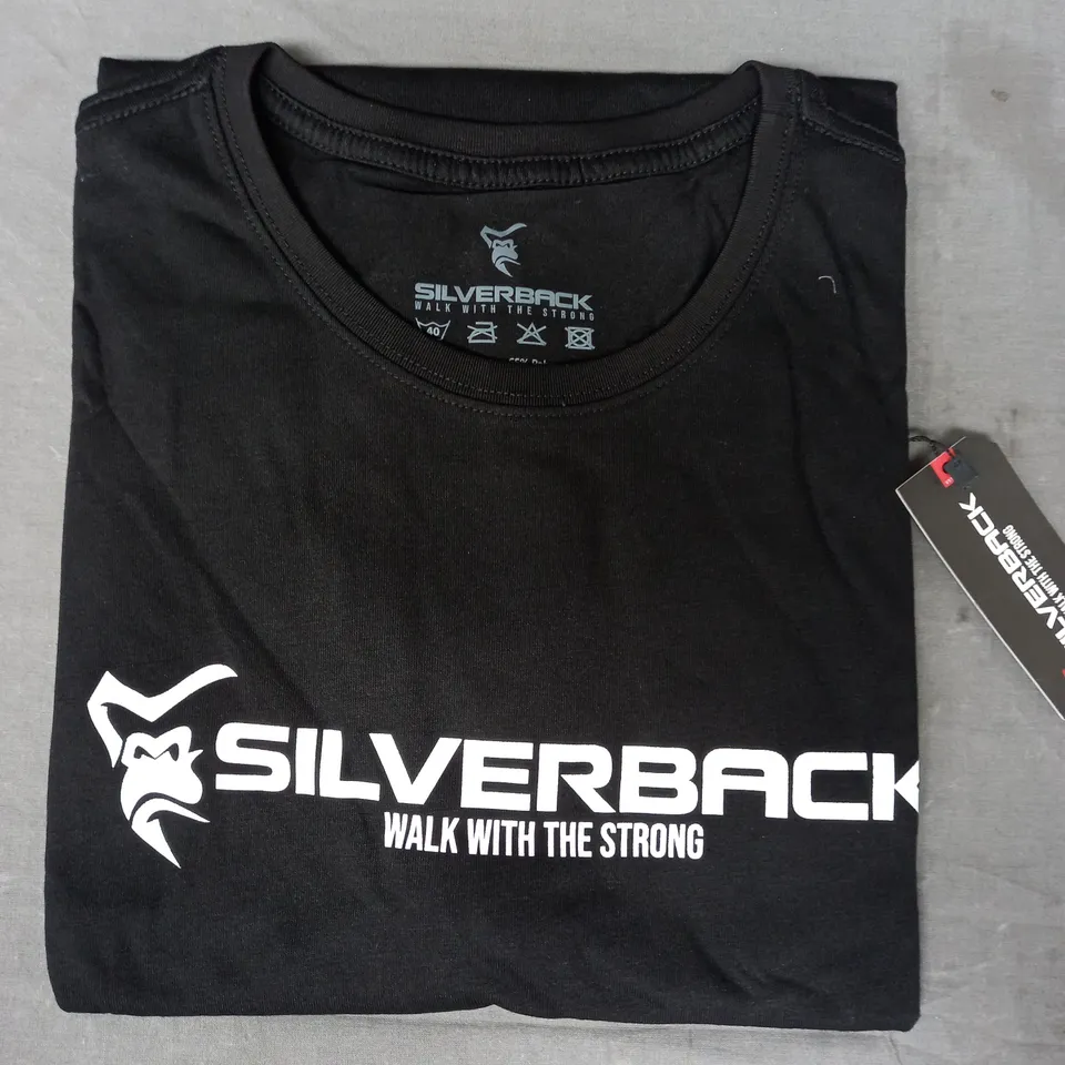 SILVERBACK VENTIS T-SHIRT IN BLACK SIZE 2XL