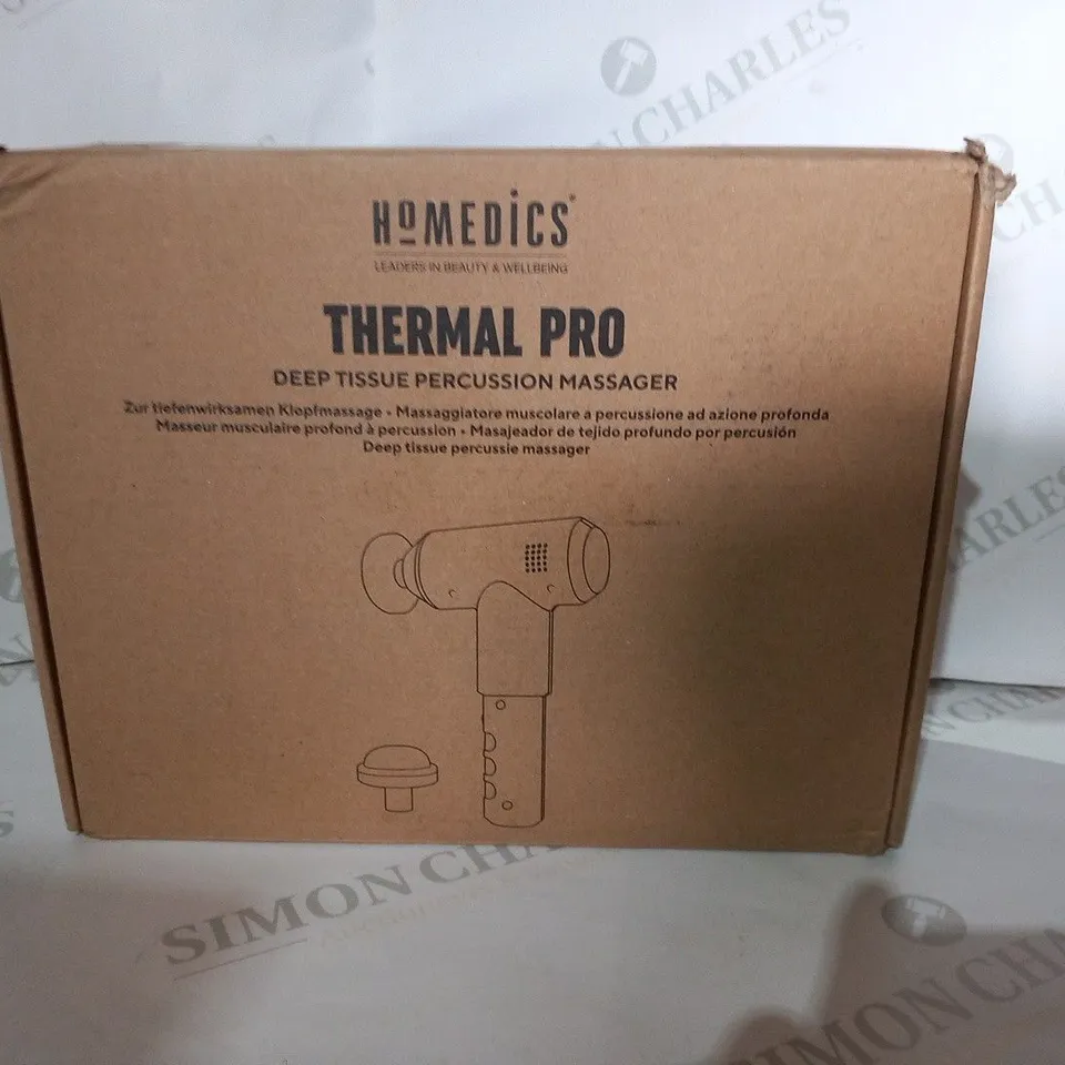 BOXED HOMEDICS THERMAL PRO DEEP TISSUE MASSAGER