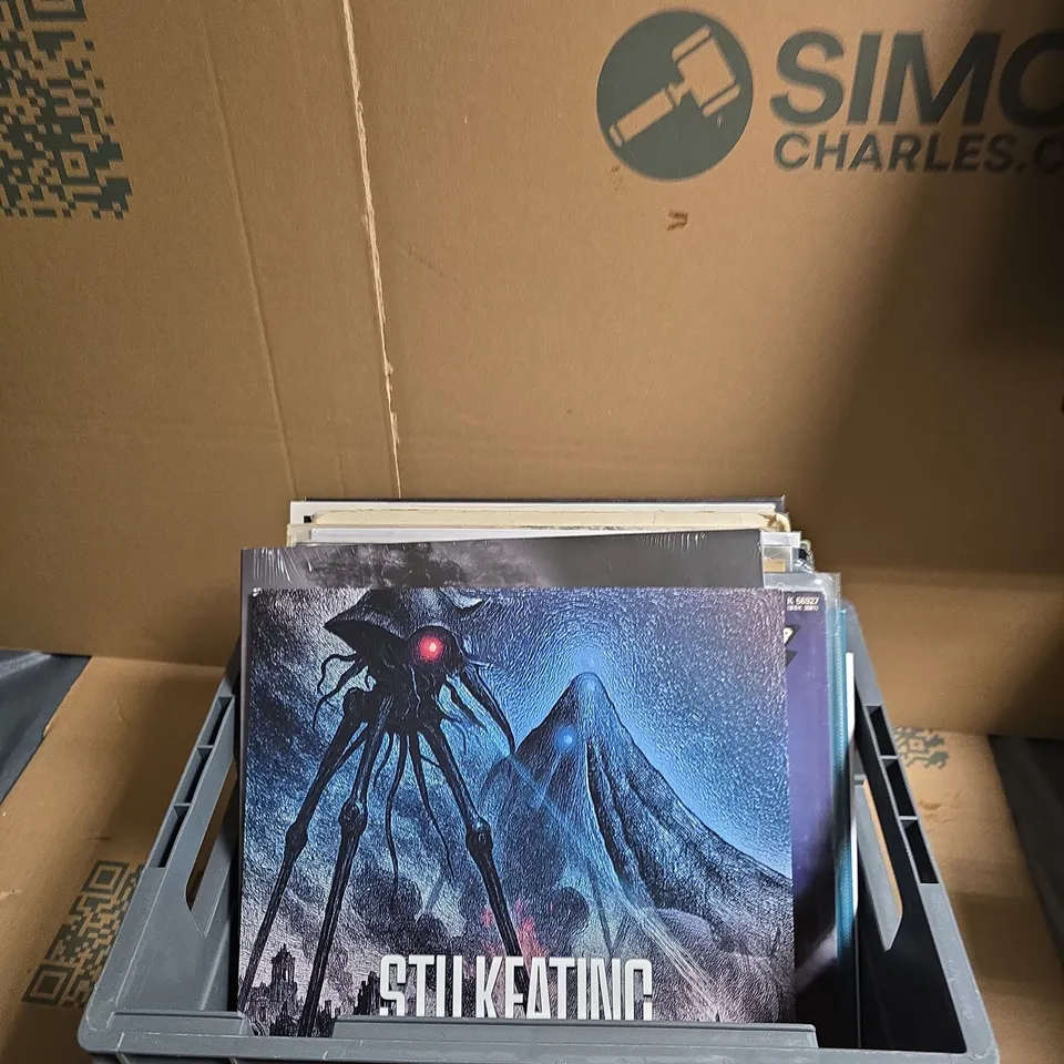 APPROXIMATELY 15 ASSORTED VINYLS INCLUDING STU KEATING , REUBENS DAUGHTERS , ALICE COOPER AND DJ STEPHANO 