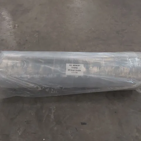 BRAND NEW BAGGED AND ROLLED GEL MEMORY HYBRID MATTRESS - 4FT SMALL DOUBLE