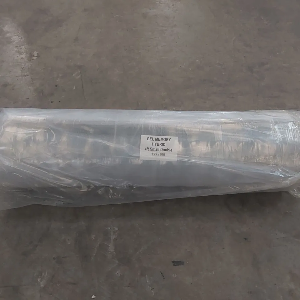 BRAND NEW BAGGED AND ROLLED GEL MEMORY HYBRID MATTRESS - 4FT SMALL DOUBLE