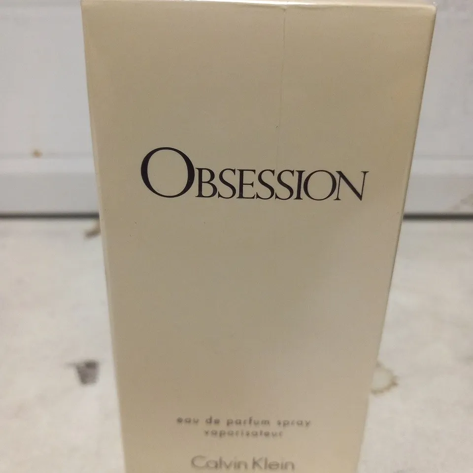 BOXED AND SEALED CALVIN KLEIN OBSESSION EAU DE PARFUM 100ML