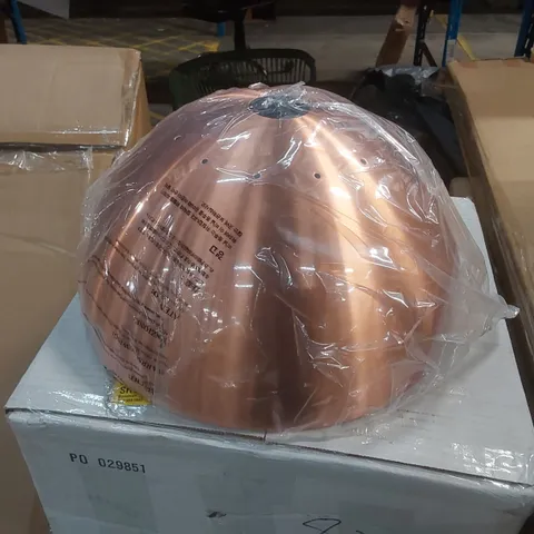 BOXED COPPER LIGHT SHADE