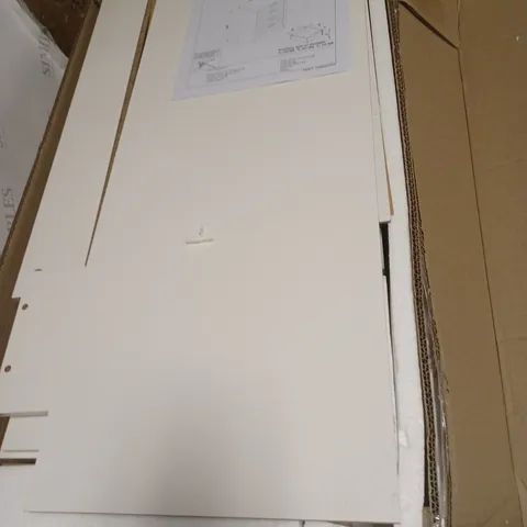 TARYN 4 DRAWER CHEST IN WHITE - COLLECTION ONLY