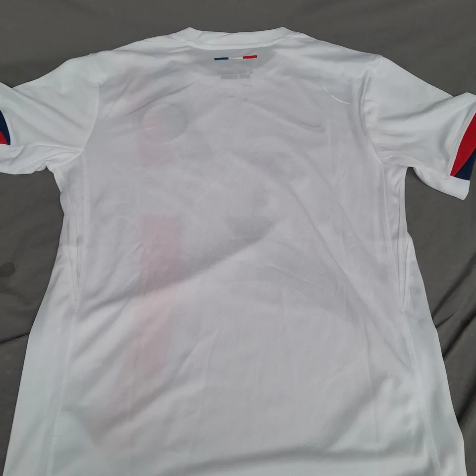 NIKE PARIS SAINT GERMAIN FOOTBALL SHIRT IN WHITE - MEDIUM