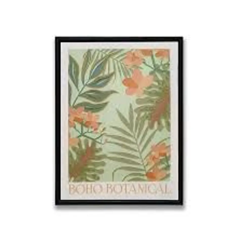 HOME STORIES EMBOSSED ARTWORK WITH FRAME