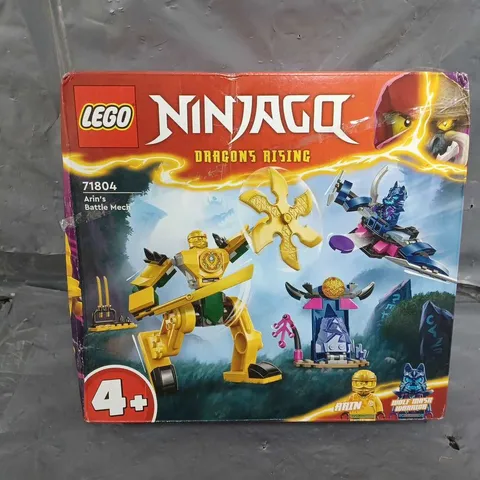 BOXED LEGO NINJAGO DRAGONS RISE ARINS BATTLE MECH - 71804