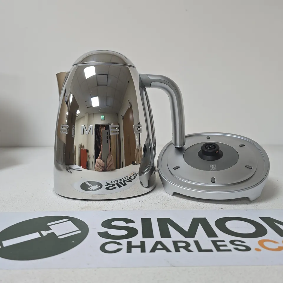 BOXED 50'S STYLE ELECTRIC KETTLE STEEL 