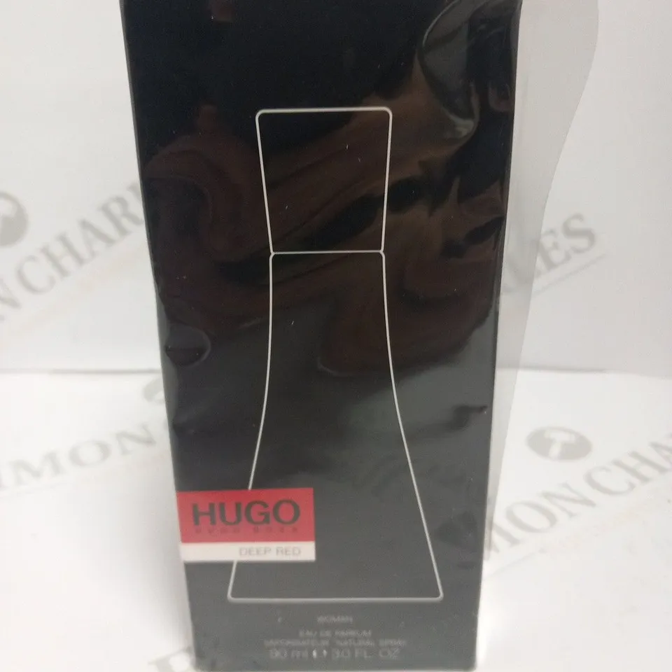 BOXED AND SEALED HUGO BOSS HUGO DEEP RED EAU DE PARFUM SPRAY 90ML 