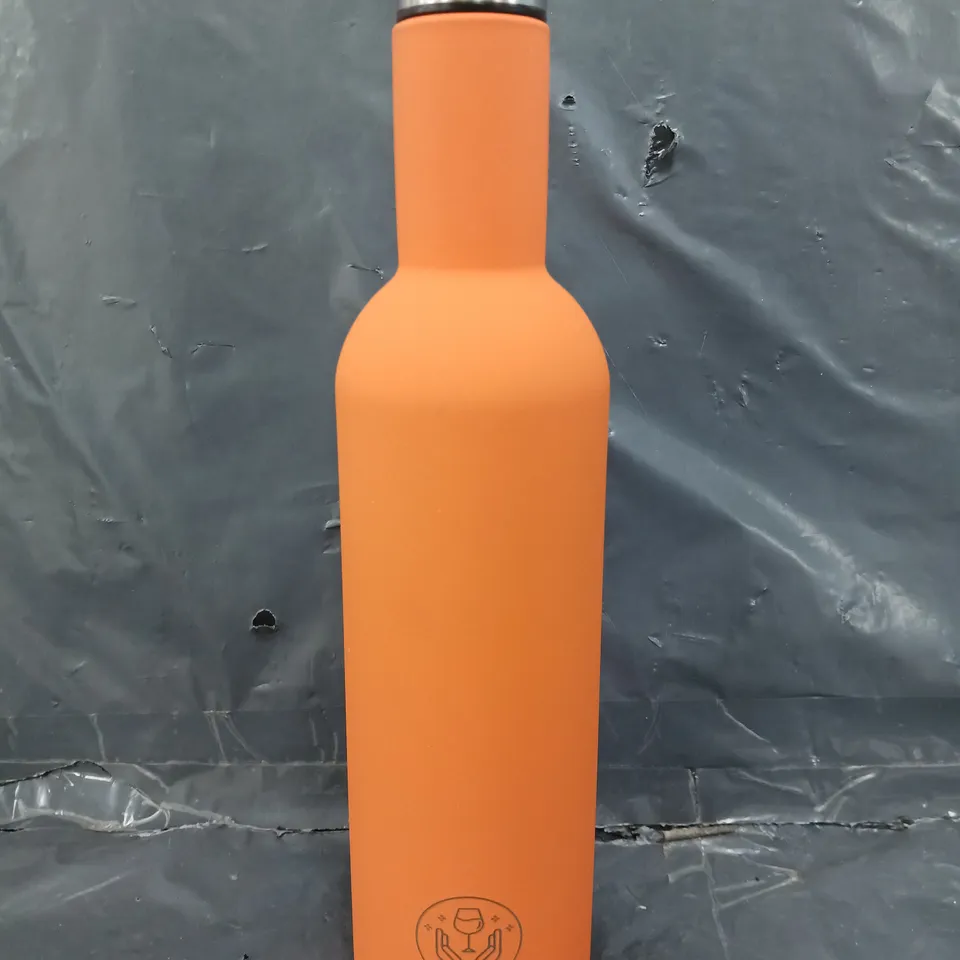 PARTNER IN WINE INSULATED WINE BOTTLE - ORANGE 