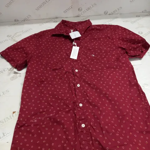 AMERICAN STYLE BURGUNDY SHIRT SIZE M